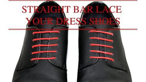 how to bar lace shoes|how to insert shoe laces.